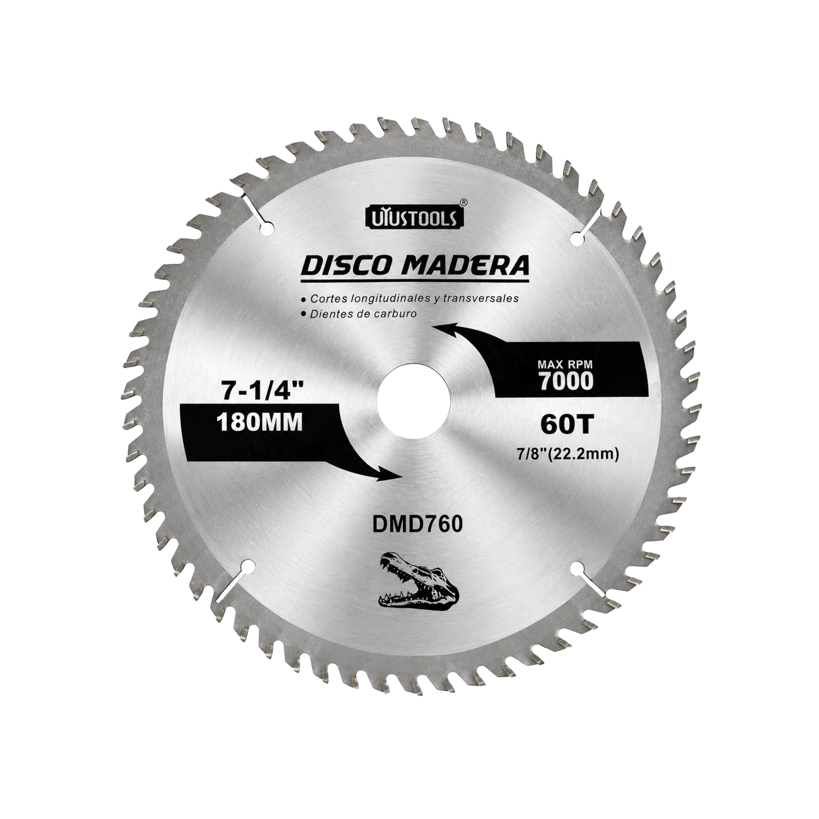 Disco de Madera 7-1/4" 60T